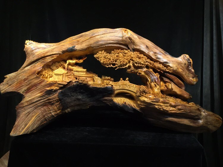 崖柏根雕鉴赏四大步骤