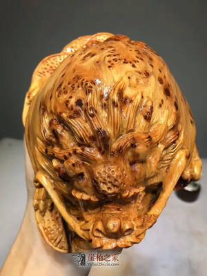 崖柏摆件把件《龙龟一荣归》 雕工精细适合收藏