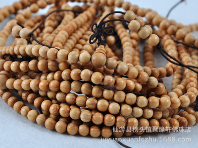 【厂家直销 西藏崖柏批发 崖柏木6mm多圈108颗手串佛珠 油性足手链】价格,厂家,图片,手链,仙游县榜头镇聚缘轩佛珠店-