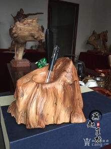 .燕赵崖柏.太行崖柏.笔筒