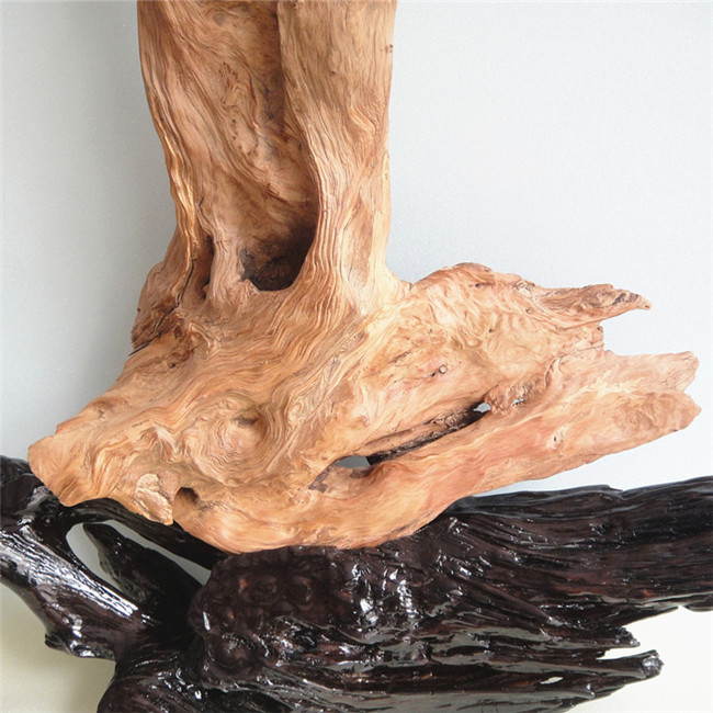 天然崖柏根雕艺术珍品 鉴赏收藏中的“龙凤呈祥”